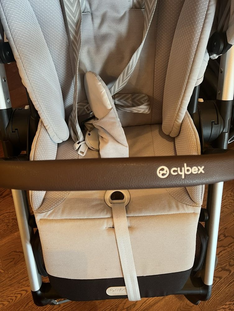 Коляска Cybex Balios S Lux Silver 2 в 1 Stone Grey.