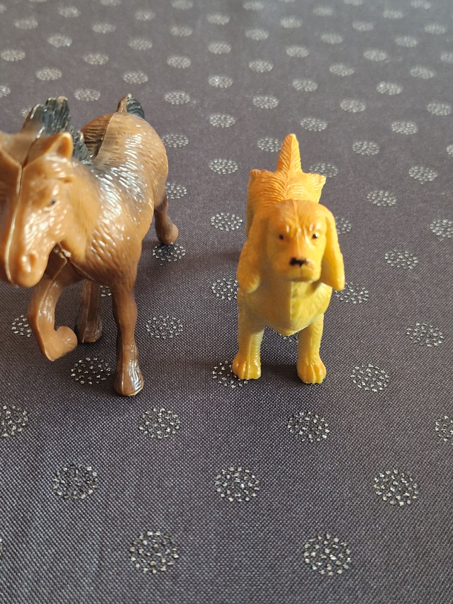 Figurki Koń i Cocker Spaniel