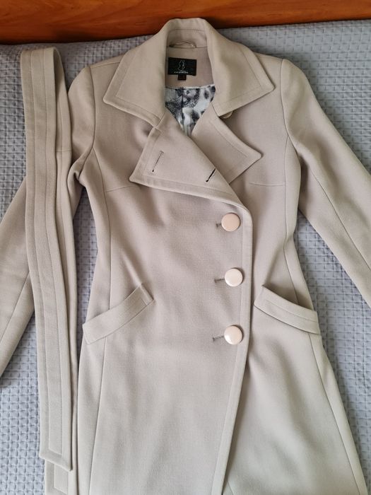 Жіноче осіннє пальто, розмір 34, 40, XS, S / куртка курточка тренч