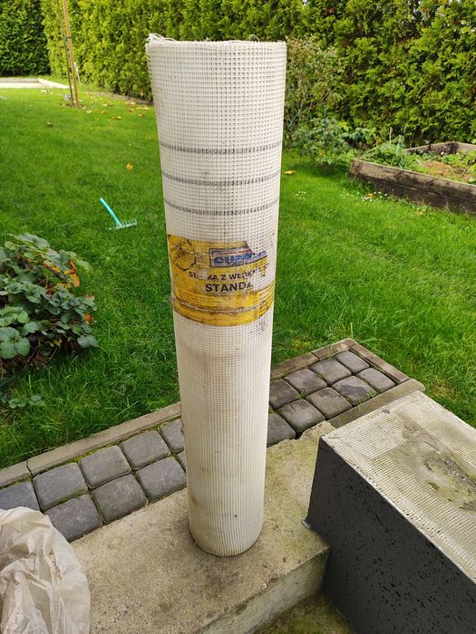 Siatka elewacyjna z włókna szklanego podtynkowa rolka