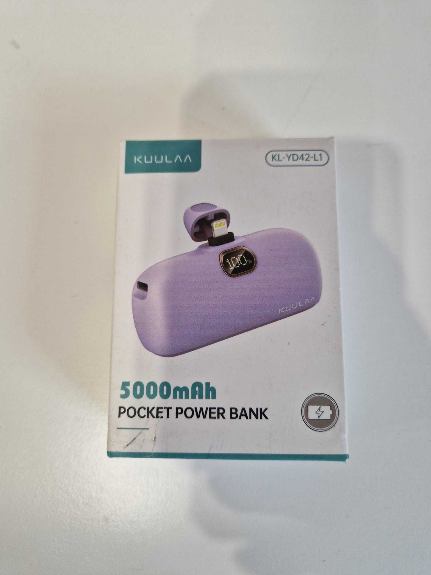 czarny Power  Bank  KUULAA KL-YD42-C2 - do Iphone