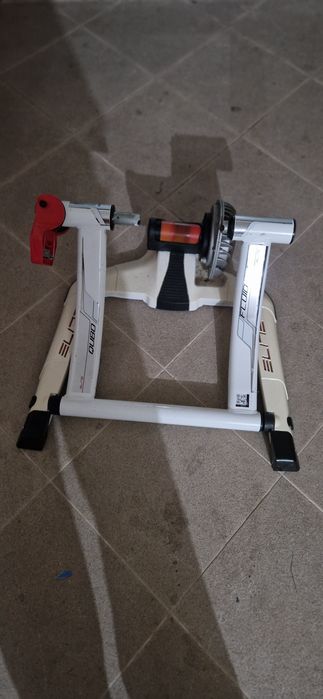 Rolo de treino elite cubo fluid para bicicleta