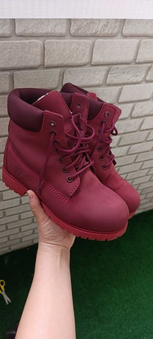 Тімберленд зимове взуття бордо 38розмір Timberland