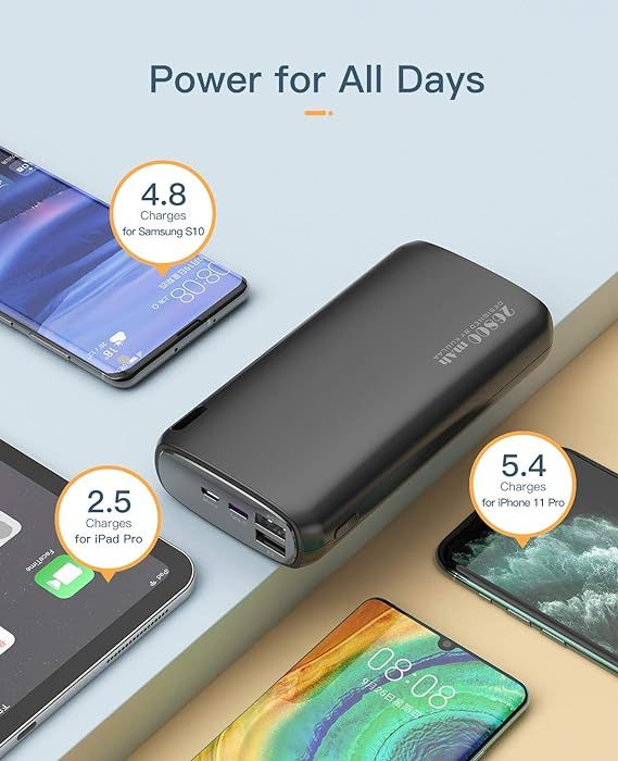 Kuulaa przenośna ładowarka power bank 26800 mAh vv