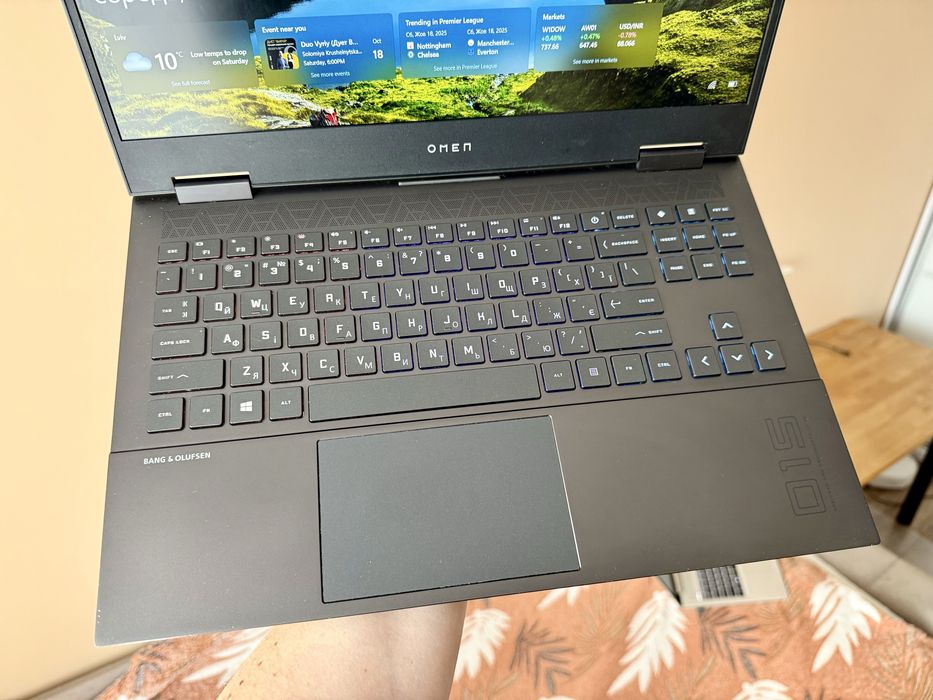 Ігровий HP Omen 15 (GTX 1660Ti 6gb/144Hz/ Ryzen 7 4800H/16Gb/512Gb SSD