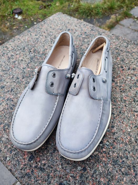 John Varvatos мокасины топсайдеры р.46. Б/у 1 раз.