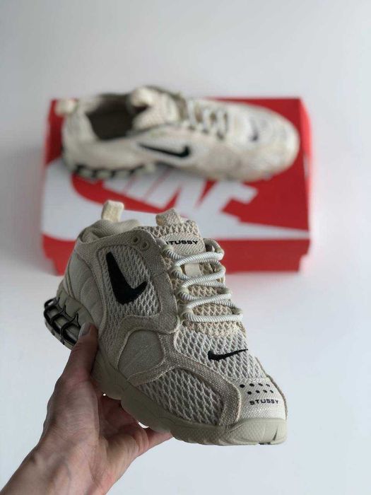 Кроссовки Nike Stussy x Nike Air Zoom Spiridon Cage 2 Fossil. 40-45