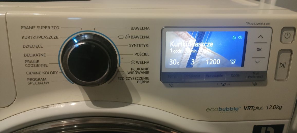 Części pralka Samsung WW12H8400EW