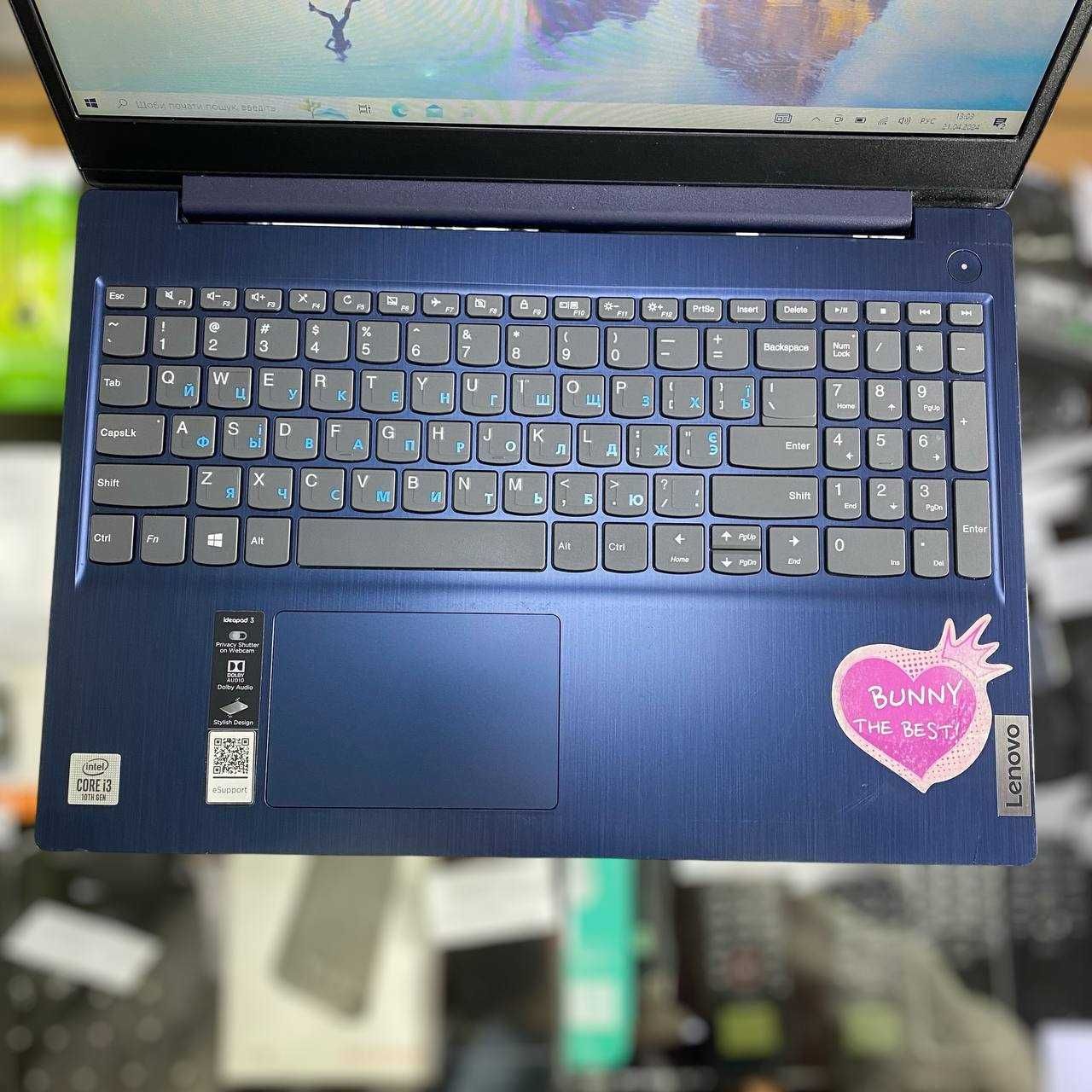 Ноутбук Lenovo IdeaPad 3 15.6 Core i3-10110U•8ГБ/256ГБ•Intel UHD