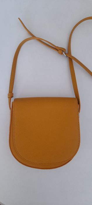 Mala pequena de pele sintética Adolfo Dominguez