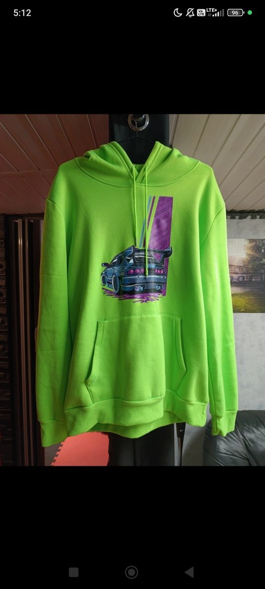 Bluza męska neonowa