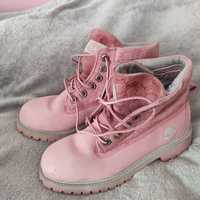 Боти черевики 36 boots Timberland ботинки рожеві pink
