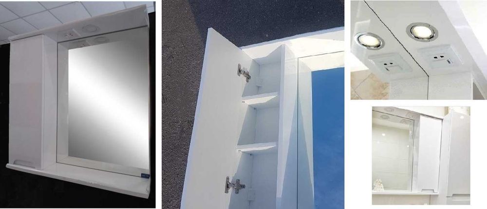 Новий комплект елітной меблі для ванних: тумба + умивальник + дзеркало