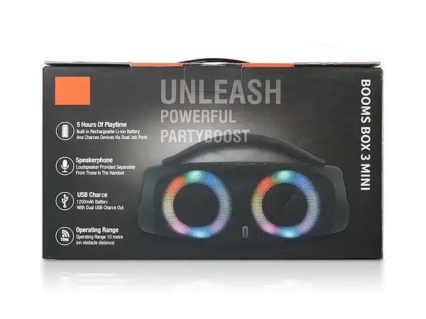 Мінідинамік Bluetooth Boombox 3 Mini RGB B11