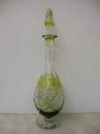 Decanter antigo em Cristal Verde