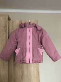 Różowa kurtka zimowa dla dziewczynki