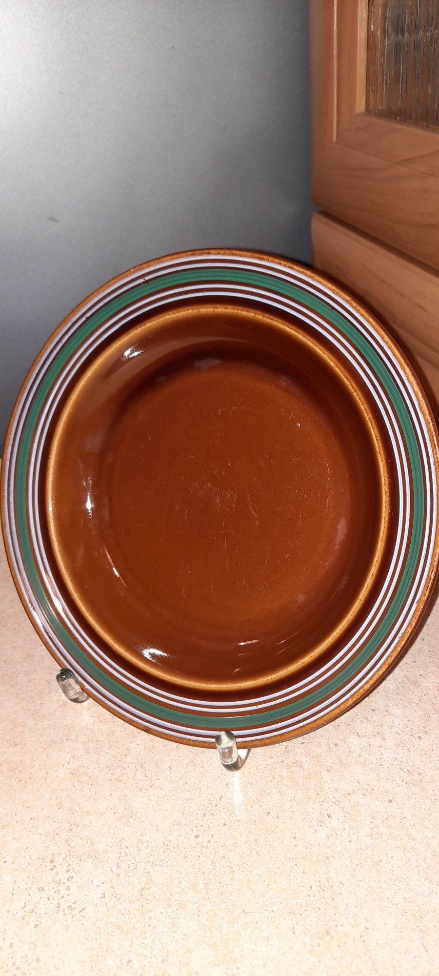 Głęboki talerz porcelit Pruszków PRL