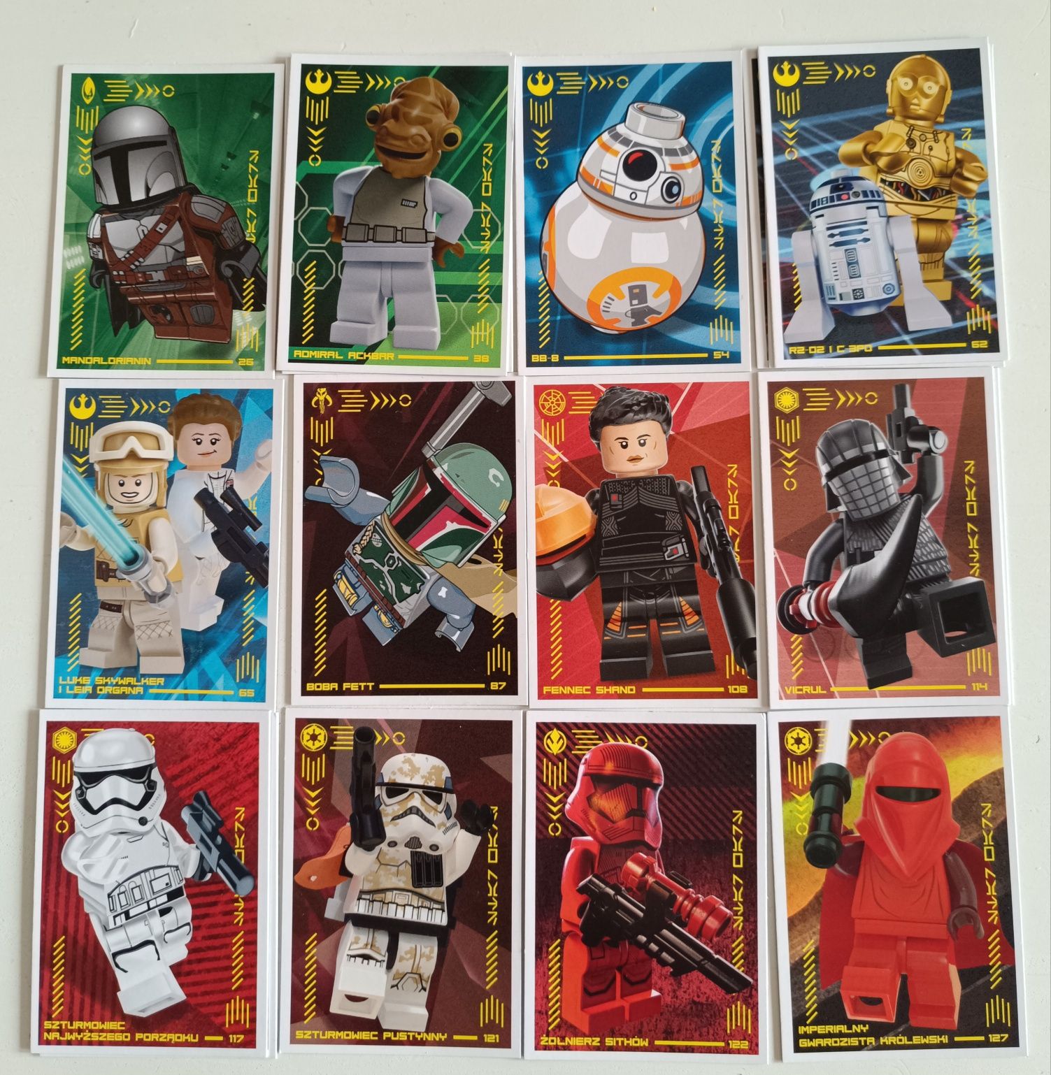 Postaci Karty Lego Star Wars Edycja Mocy 2023