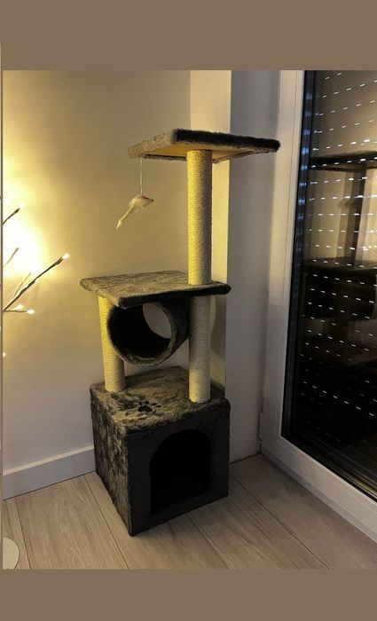 Stylowy NOWY drapak dla kota WIELE zalet MOCNY materiał