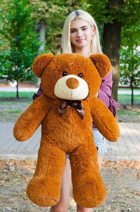 Плюшевий ведмедик Рафаель 100 см, м'який ведмідь. РОЗПРОДАЖ!