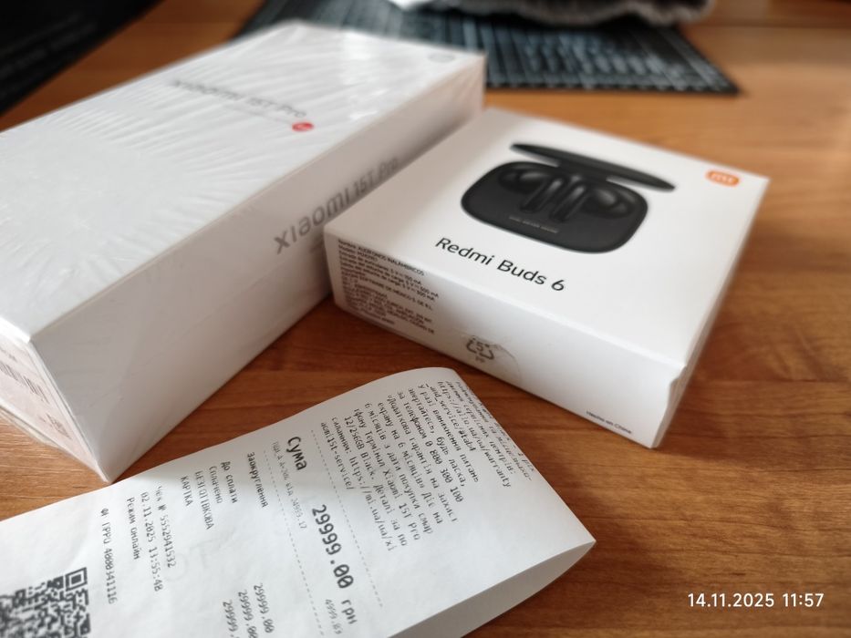Нове з АЛЛО Xiaomi 15T Pro і навушники Redmi Buds 6