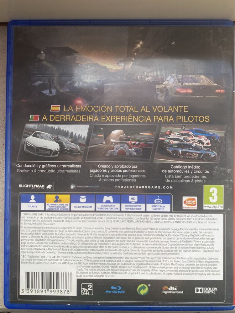 Project cars ps4