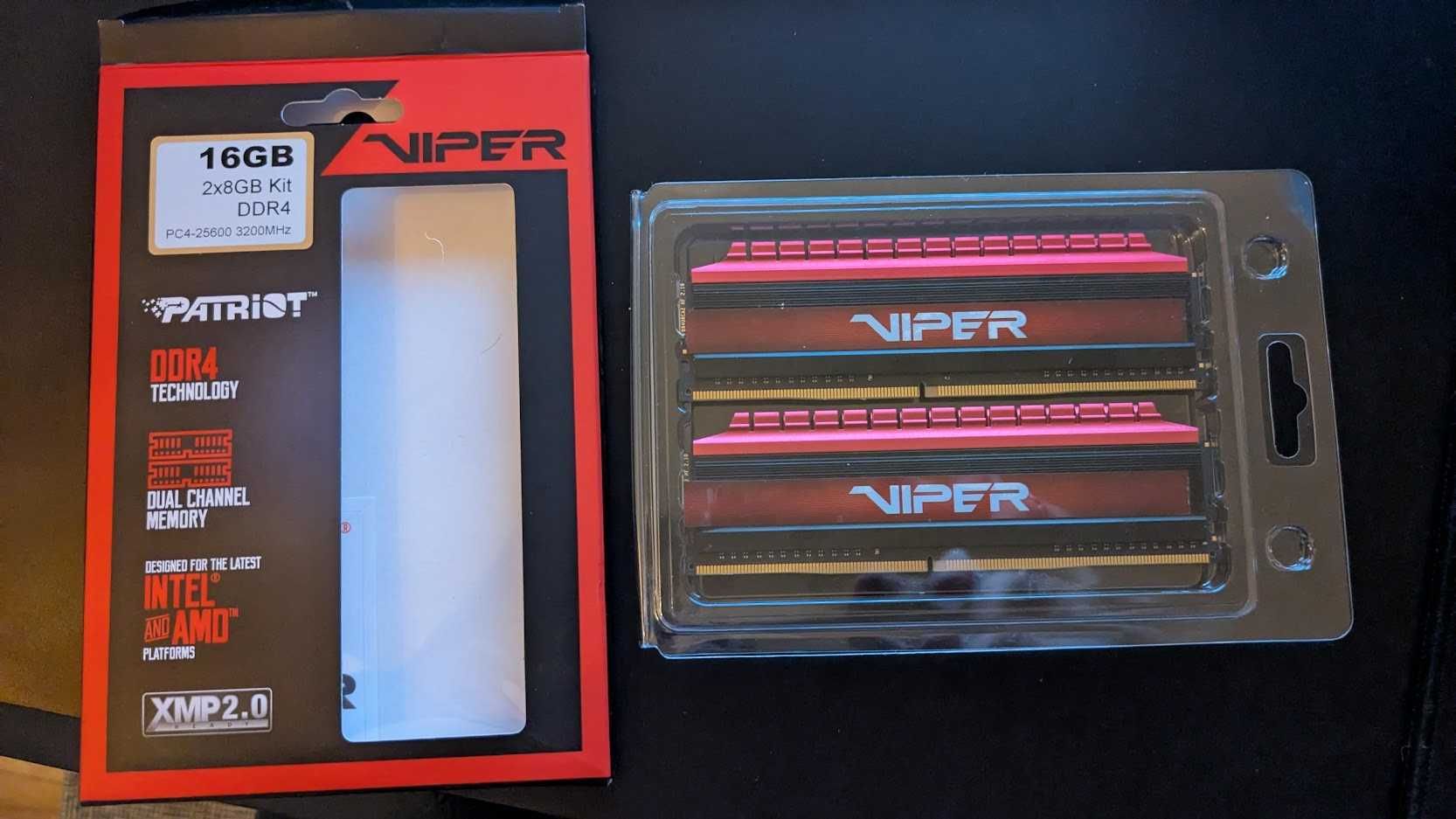 Pamięć RAM DDR4 Patriot Viper 16GB (2x8) 3200Mhz CL16