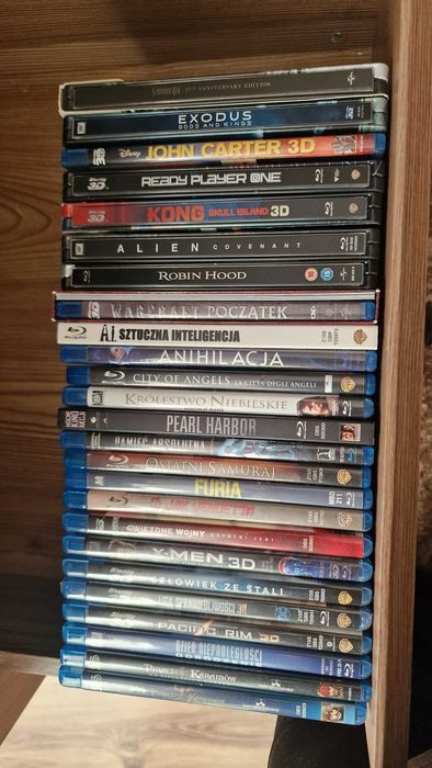 Filmy blu ray i blu ray 3D