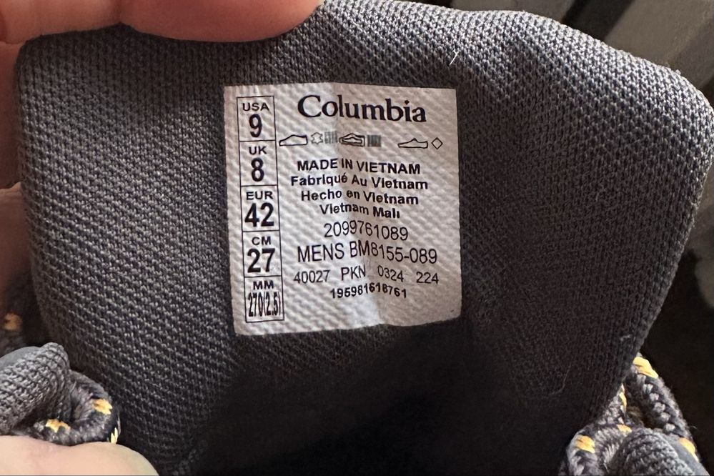 Трекингові ботинки Columbia 41р