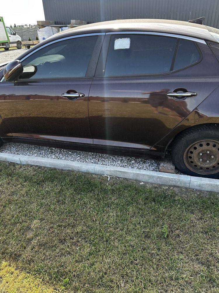 Kia optima 2014 maska zderzak blotniki wnetrze calosc