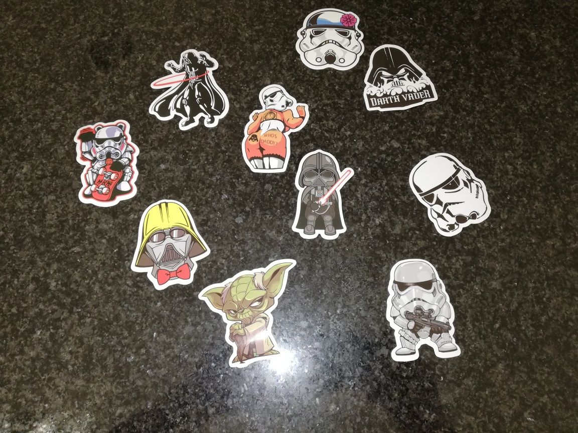 Autocolantes Star Wars Colecção Lotes varios