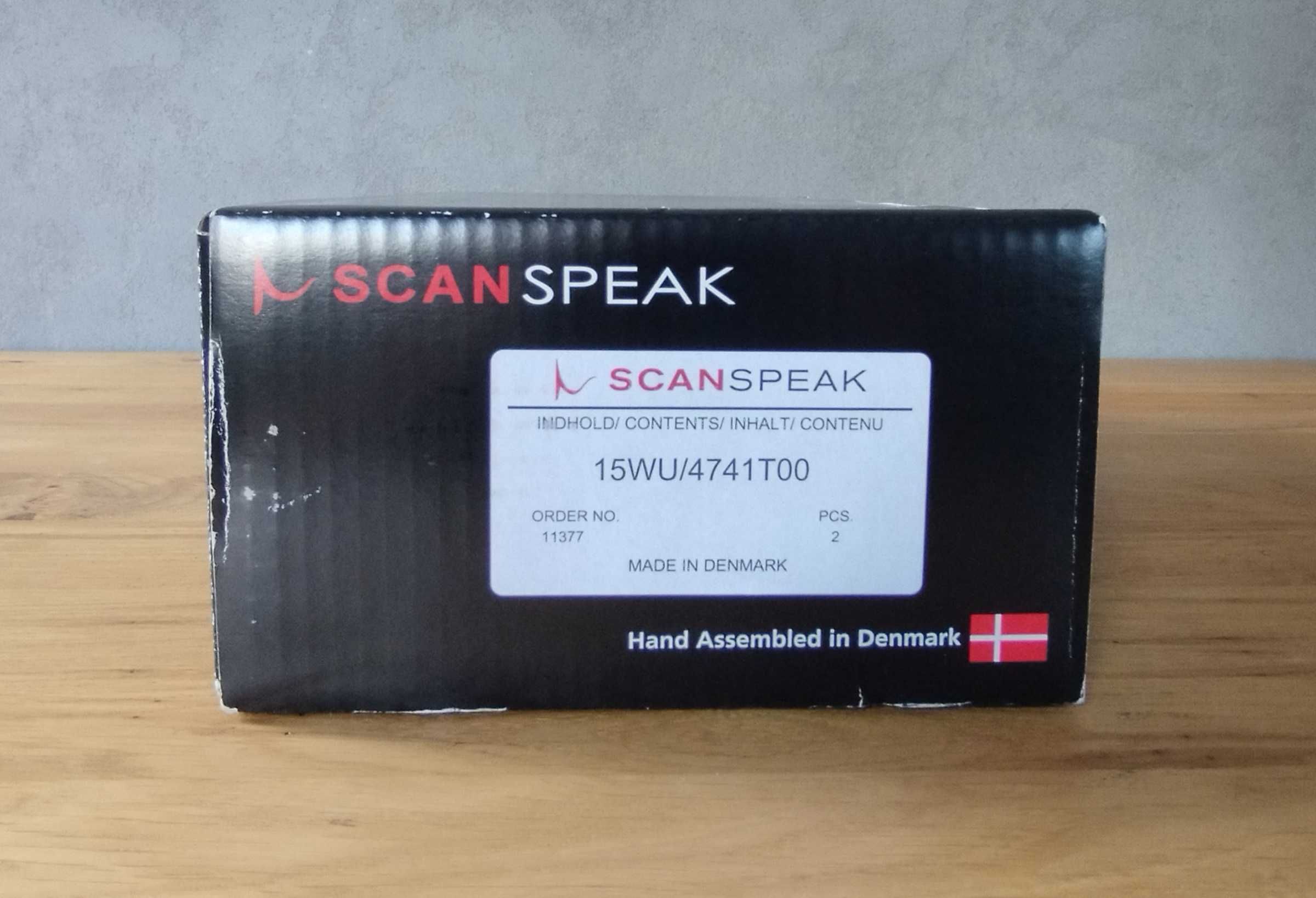 Scan-Speak Illuminator 15WU/4741T00 głośniki nisko-średniotonowy, para