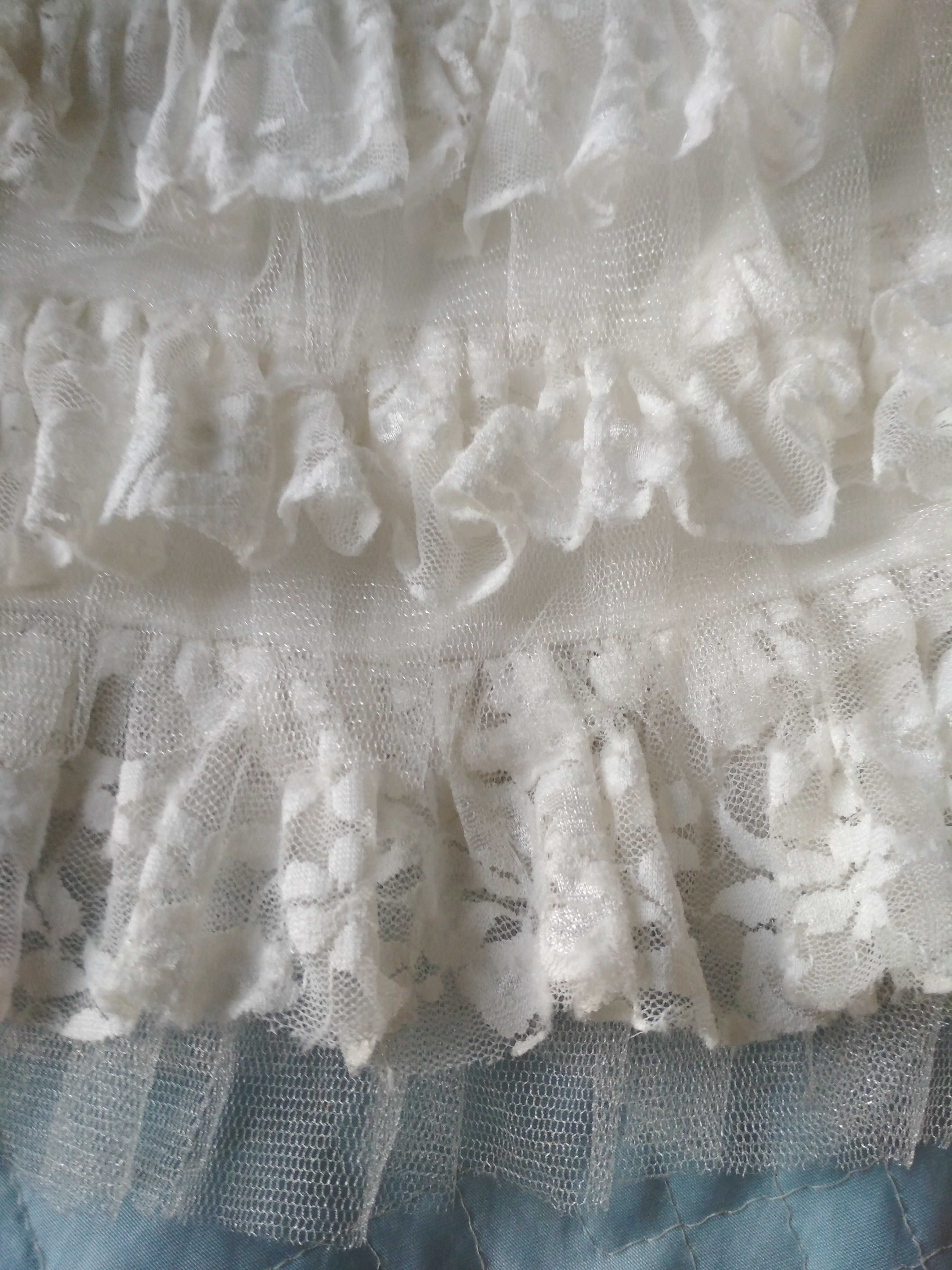 Sukienka 36 S, biała, koronka, wesele, chrzciny, komunia, ślub