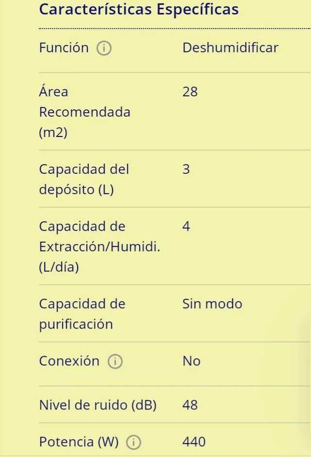 Vendo desumidificador Daitsu