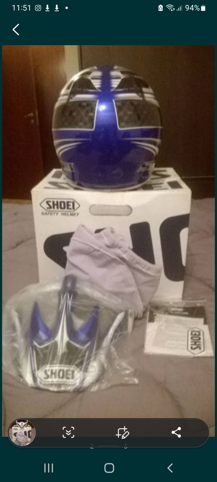Capacete Shoei V-Stratus novo
Muito c