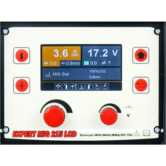 Półautomat EXPERT MIG 215 LCD Mig/Mma/TIG Synergic