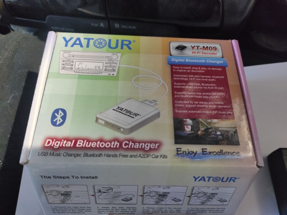 Продам адаптер yatour yt-09 Renault Bluetooth, aux, usb.