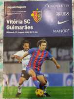 Programa FC Basileia Vitória SC playoff Champions league 2008