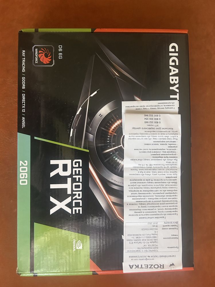 обмен Видеокарта NVIDIA GeForce RTX 2060 6GB GDDR6