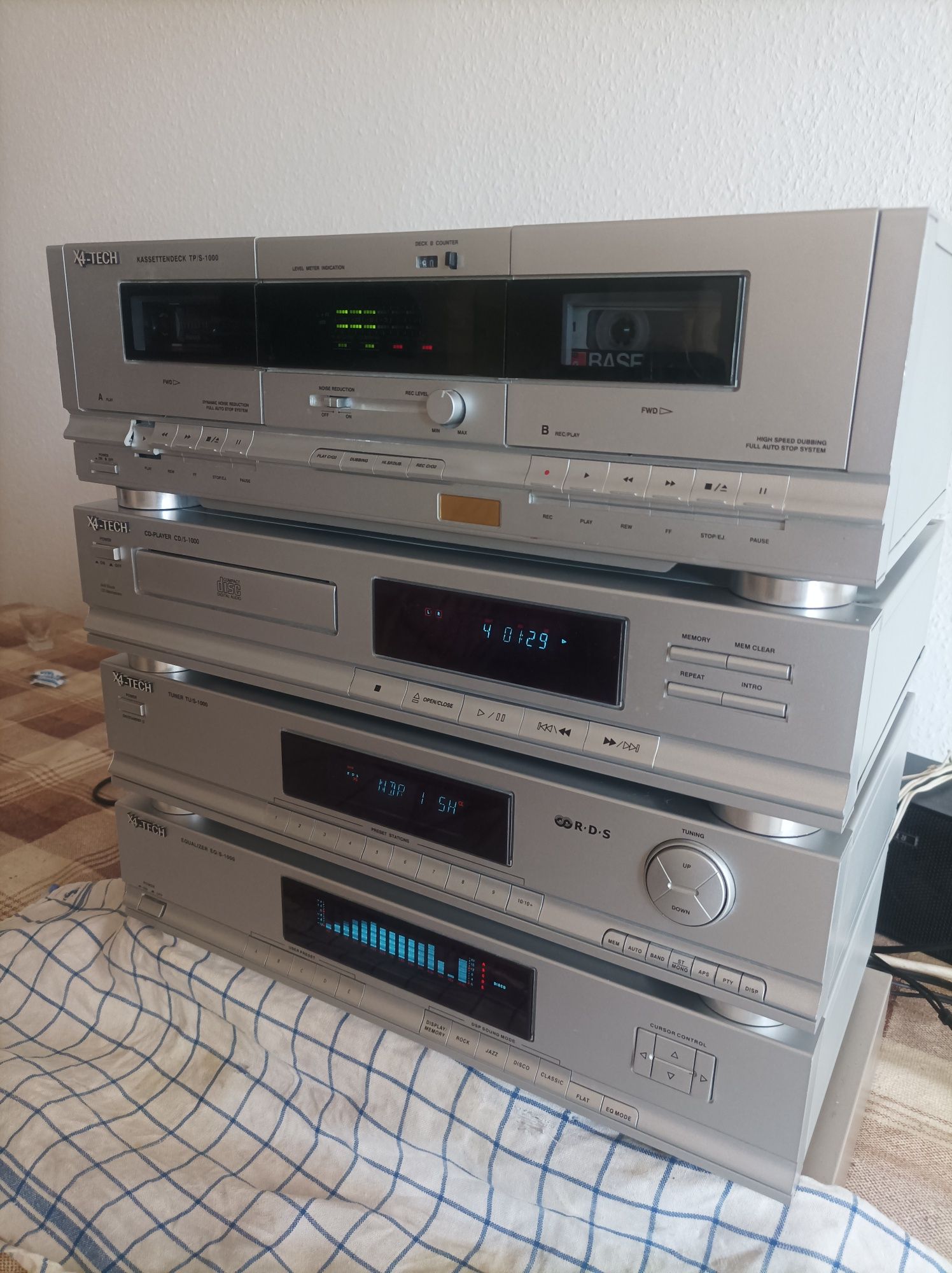 4 elementy wieży X4-TECH