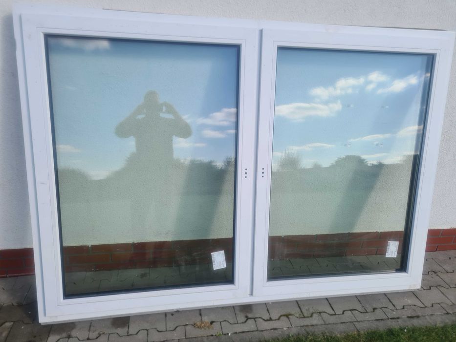 Okna 3 szybowe kolor winchester Duże Nowe