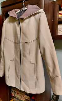 Płaszczyk kurtka wiosenna rozmiar 46 popiel szara