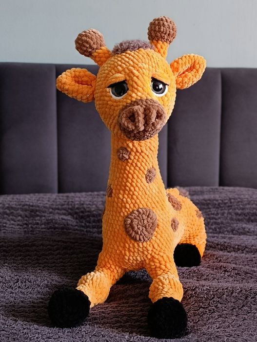 Żyrafa xl maskotka Handmade rękodziełło dekoracja przytulanka
