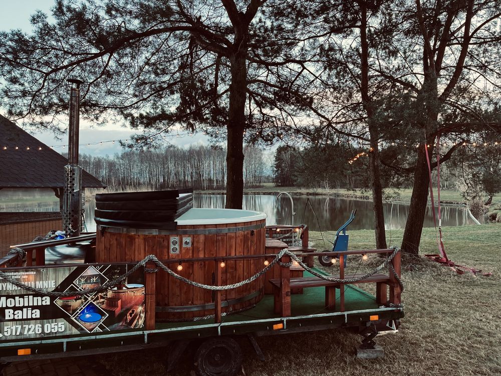 Balia Mobilna Ogrodowa Bania na wynajem /Spa /Jacuzzi