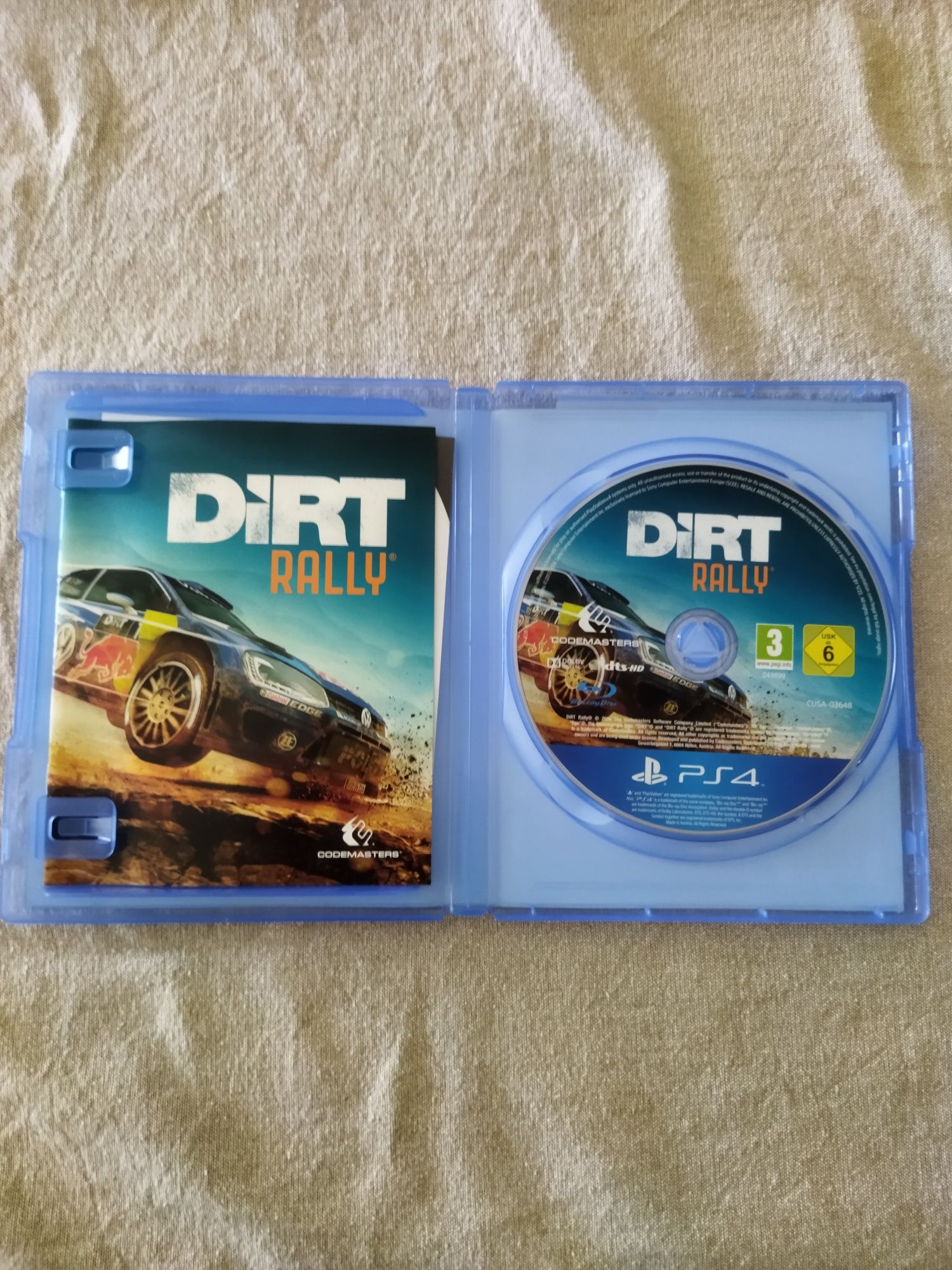 Jogo para PS4: Dirt Rally