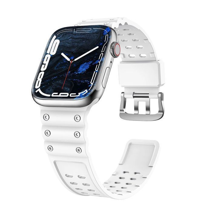 Strap Triple Protection pasek Apple Watch (49, 45, 44, 42 mm) biały