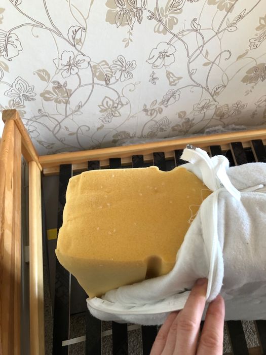 Łóżko z materacem 160x80 + pojemnik na pościel Ikea