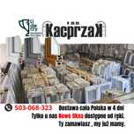 OKNO KacprzaK 40X100 Okna Nowe PCV Zewn Antracyt