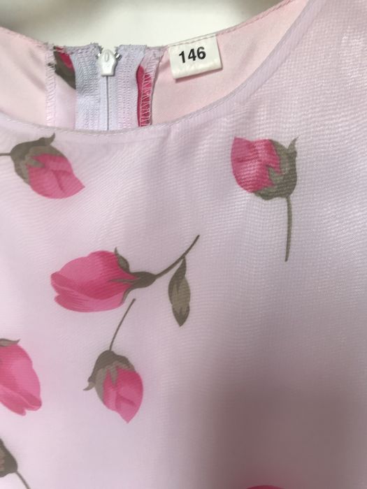 Sukienka komunijna ze sweterkiem