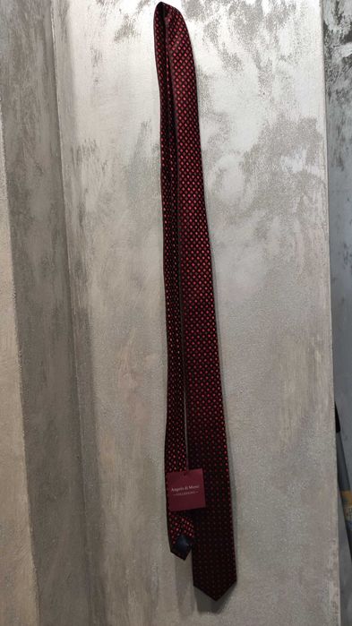 krawat czerwony Angelo di Monti.